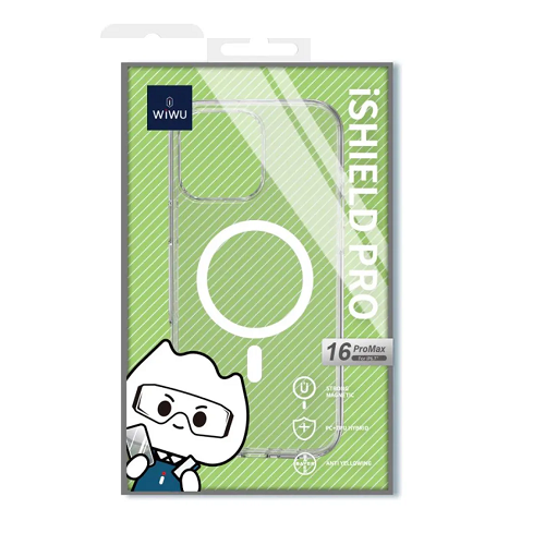 Capa Case Celular Iphone 16 Pro Max Magsafe Ishield Wiwu Transparente