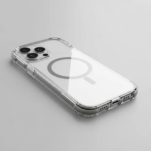 Capa Case Para Iphone 17 Pro Tela 6.3' Wiwu Hybrid Ultra Cinza