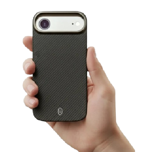 Capa Case Para Iphone 17 Air Magsafe Aramid Air Kevlar Wiwu Preto Carbon