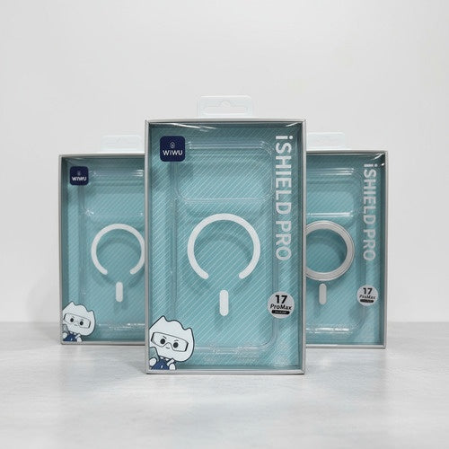 Capa Case Para Iphone 17 Pro Max Magsafe Ishield Pro Wiwu Branco