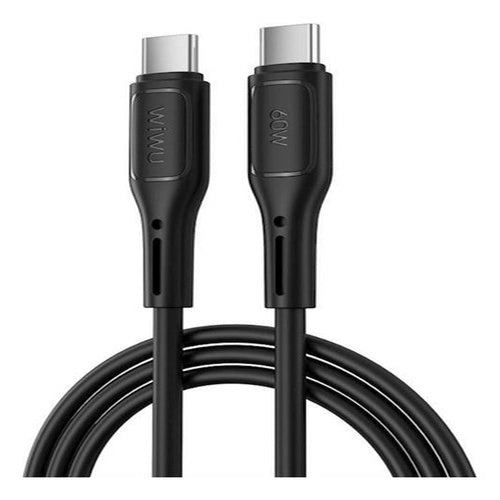 Cabo Starlink Usb-c X Usb-c 60w 100cm Preto - Wiwu