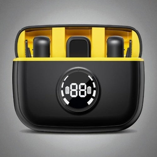 Mini Microfone Lapela Universal 2/1 Bateria 300mah Wiwu Preto