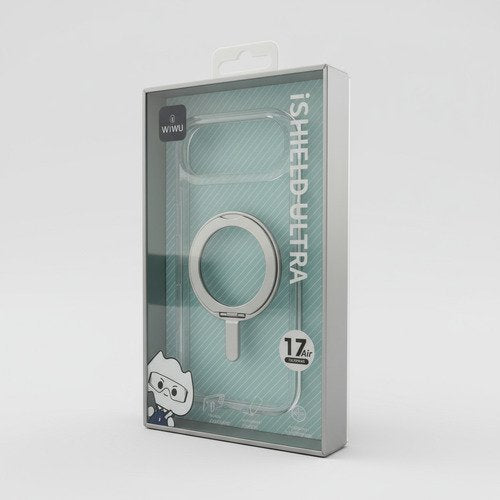 Capa Ishield Ultra Para Iphone 17 Air Magsafe Wiwu Cinza