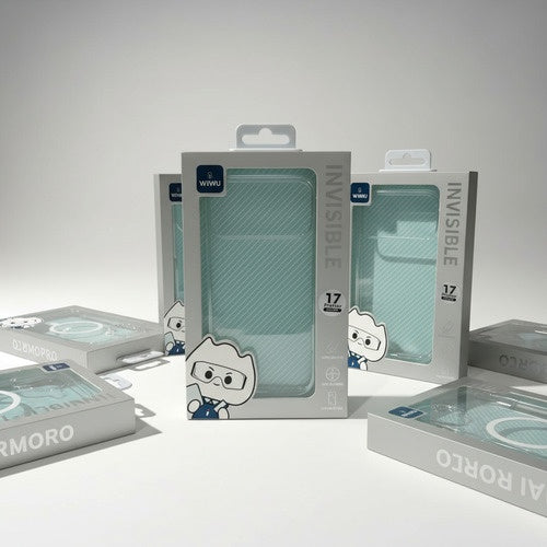 Capa Case Invisible Para Iphone 17 Pro Max Magsafe Wiwu Transparente