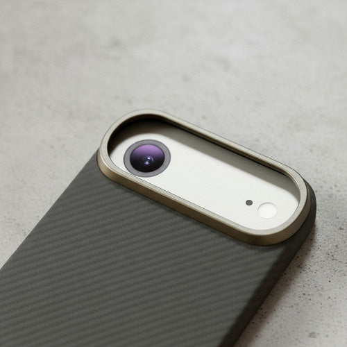 Capa Case Para Iphone 17 Air Magsafe Aramid Air Kevlar Wiwu Preto Carbon