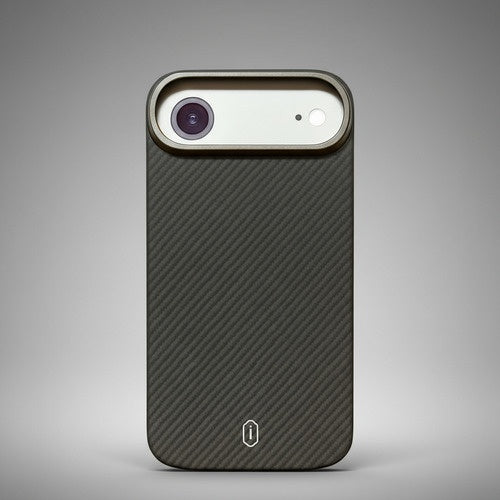 Capa Case Para Iphone 17 Air Magsafe Aramid Air Kevlar Wiwu Preto Carbon