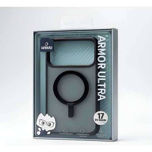 Capa Case Armor Ultra Para Iphone 17 Pro Max Magsafe Wiwu Preto