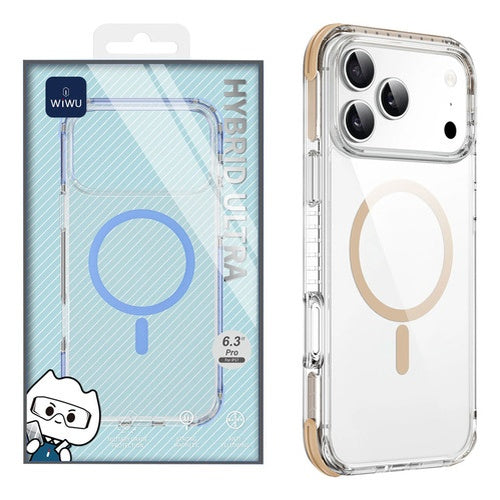 Capa Case Para Iphone 17 Pro Max Wiwu Hybrid Ultra Tpu Coffee Milk