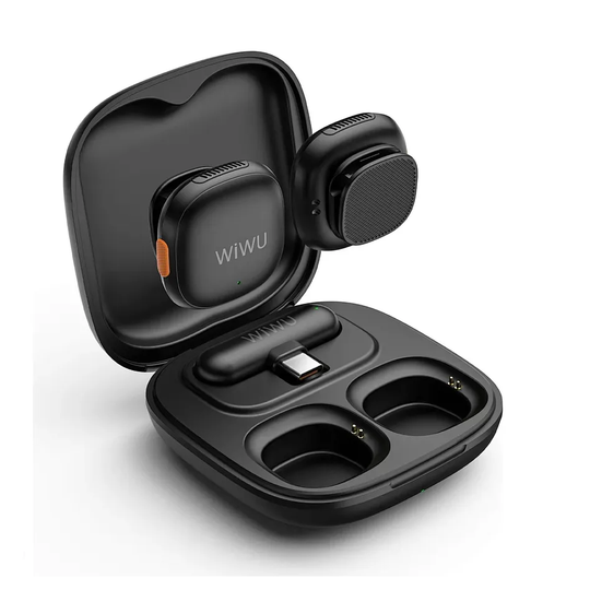 Microfone Lapela Wiwu Wm006 Bluetooth Cancelamento Ruido