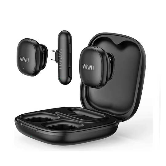 Microfone Lapela Wiwu Wm006 Bluetooth Cancelamento Ruido