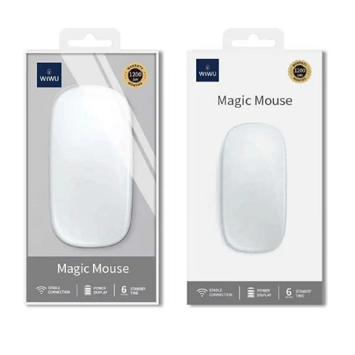 Mouse Magic Mouse Bluetooth Recarregável Wm103 Tipo-c - Wiwu - Branco