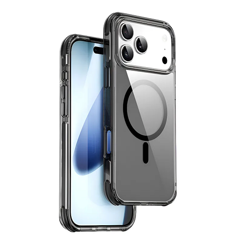 Capa Case Para Iphone 17 Pro Tela 6.3' Wiwu Hybrid Ultra Preto