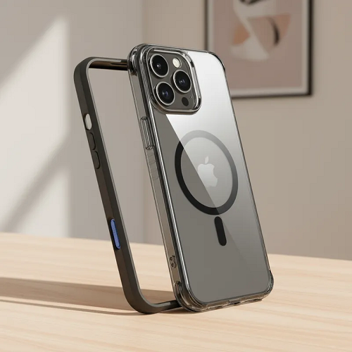 Capa Case Para Iphone 17 Pro Tela 6.3' Wiwu Hybrid Ultra Preto