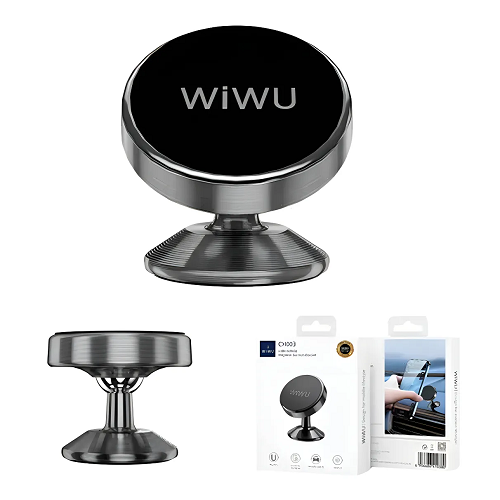Suporte Veicular Magnético Compacto E Seguro Wiwu CH003 - Preto